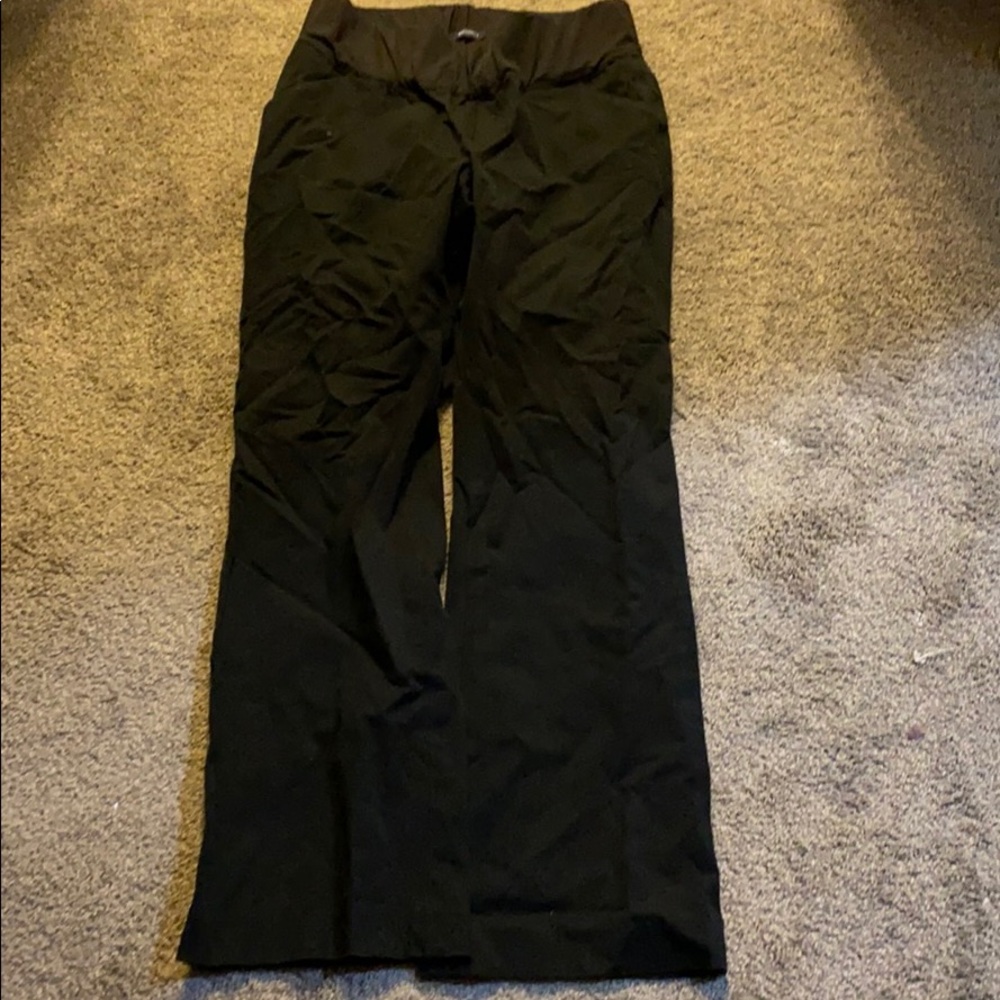 Gap maternity black dress pants